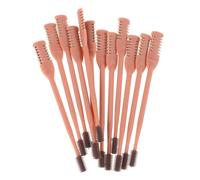 HOLIDYOYO 12 Pièces Tondeuse à Poils de Nez Manuelle avec Coupe Nez et Outil de Nettoyage Oreilles Épilateur Portable pour Hommes et Femmes Couleur Chocolat