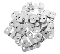 HOLIDYOYO 15 paires Crochets Acier Inoxydable Interlock Supports Muraux Lourds pour Cadres Miroirs et Tableaux Porte-photos et Porte-miroirs Polyvalents