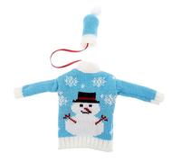 HOLIDYOYO 1ensemble Couvre-Bouteilles De avec Chapeau Et Vêtements Décoration Festive pour Tables De Fête Et Restaurants