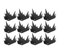HOLIDYOYO 1ensemble Piquets de Sécurité pour Clôture Murale Métal Pointes Anti-escalade Robustes et Faciles à Installer pour Palissade Grillage et Portail les Intrusions