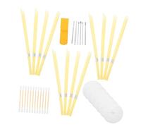 HOLIDYOYO 2 ensembles Kit Bougies Cire Auriculaire Aromathérapie avec Disques Protection Nettoyant Cérumen pour Usage Domestique pour Soins et Relaxation