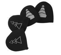 HOLIDYOYO 2 Paires Couvre-Chaussures de Vélo de Route, Bottines de Cyclisme, Néoprène Noir, Demi-Couverture, Imperméables, Antidérapants, pour Route et VTT, Homme et Femme