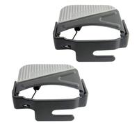 HOLIDYOYO 2 Paires Repose-Pieds de Vélo Pédale de Selle Arrière de Vélo de Sécurité en Acier Noir Antidérapant et VTT pour Garçon et Filles et Adultes
