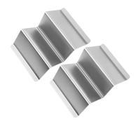 HOLIDYOYO 2 Pcs Support À Tortilla Support À Tacos Individuel Coquilles À Tacos Moule pour Friture Plateau De Service Égouttoir À Tacos Cloche Ornement Présentoir Antirouille Supports À