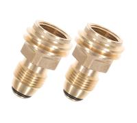 HOLIDYOYO 2 Pièces Adaptateur De Réservoir De Propane Connecteur Rapide pour Gaz Propane Adaptateur Pol vers Raccords De Connexion Kit Adaptation
