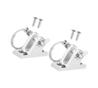 HOLIDYOYO 2 Pièces Charnières Bimini INOX avec Goupille Amovible et Vis Fixation Stable pour Bateau Installation Rapide et Sécurisée pour Voile Extérieure