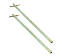 HOLIDYOYO 2 pièces Clé Porte Ascenseur Triangulaire à Poignée Longue Lot Compatible pour Maintenance et Urgence Bâtiment