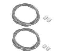 HOLIDYOYO 2 pièces Corde de Remplacement Acier Plastifié pour Filet de Panier de Basket Accessoire pour Arceau de Basket Adaptée Usage Extérieur et Scolaire
