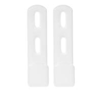 HOLIDYOYO 2 pièces Crochet de Lit Superposé Fer Blanc Supports de Remplacement Robustes pour Échelle de Lit Mezzanine Accessoires pour Chambre Étudiant et Camping-