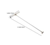 HOLIDYOYO 2 Pièces Crochet de pour Regards Acier Inoxydable Aux Intempéries Poignée Ergonomique T Haute Capacité de Charge Outil Polyvalent pour Couvercles de Drains et Roulantes Lot