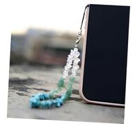 HOLIDYOYO 2 pièces Delicate Phone Téléphone Naturel Cristal Anti-glisse Accessoire Mode pour avec Lanière Détachable