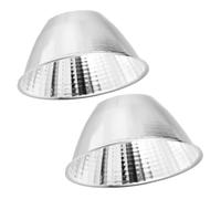 HOLIDYOYO 2 Pièces Lampe de Projection LED avec Réflecteur de Diffuseur Lumineux pour Éclairage Extérieur Accessoires de Remplacement pour Lampe de Poche