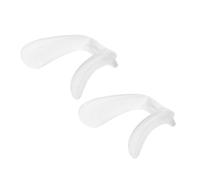 HOLIDYOYO 2 Pièces Lunettes Plaquettes De Nez Télevés à Nez Coussinets De Pont De Nez Pour Lunettes Remplacement Des Plaquettes De Lunettes De Soleil Gel De Silice Transparent