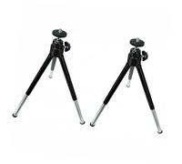 HOLIDYOYO 2 pièces Mini Trépied Télescopique pour Téléphone Portable Support Multi-Positions Stable pour Bureau et Photo Support pour Smartphone et Caméra Noir