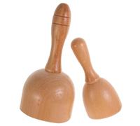 HOLIDYOYO 2 pièces Outil de Massage Bois avec Portable pour Muscles et Dos Coupe Suédoise Antidérapante pour Relaxation et Circulation Sanguine