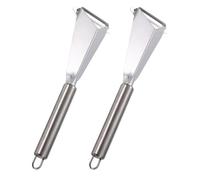 HOLIDYOYO 2 Pièces Outils de Sculpture pour Fruits et Légumes en Acier Inoxydable, Éplucheur Pomme Pratique, Couteaux à Découper la Cuisine Domestique et Restauration, Coupe-fruits