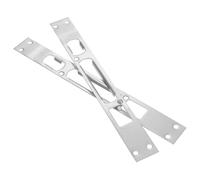 HOLIDYOYO 2 pièces Plaque de Renfort pour Serrure de Porte Acier Inoxydable Protection Effraction Couvre pour Cadre de Porte