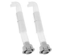 HOLIDYOYO 2 pièces Raccord Coudé Plastique pour Tuyau de Vidange de Machine à Laver de Connecteur pour Tuyau Évacuation Intérieur Installation Simple et Compatible Nombreuses Marques