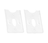 HOLIDYOYO 2 pièces Support de Carte Auto avec Ventouses Porte-permis de Stationnement Transparent Fixation Rapide Pare-Brise pour Tickets de Parking et Pass Péage