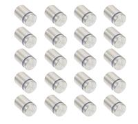 HOLIDYOYO 20 pièces Entretoise Acier Inoxydable Vis Support Mural Publicitaire pour Plaques et Panneaux Finition Polie Installation Stable