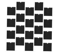 HOLIDYOYO 20 pièces Lot de Pochettes Papier Kraft pour CD DVD Étuis de Rangement Résistants et Durables Protection Les Taches Supports de Stockage Polyvalents pour Disques