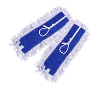 HOLIDYOYO 2pièces Mop Cloth Coton Serpillière à Absorption Eau Accessoires De Vadrouille pour Nettoyage Sol Et Coins Chiffon Polyvalent Réutilisable Fibre Premium