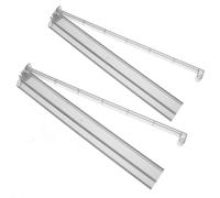 HOLIDYOYO 2pièces Règle Et Poussoir De Mahjong Transparent Accessoire pour Jeux De Société pour Enthousiastes De Mahjong Soirées Famille