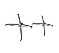 HOLIDYOYO 2pièces Supports pour Sapin de Noël Métal pour Maison Lot Fixation par Vis pour Stabilité et Robustesse