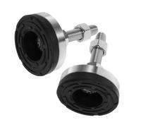 HOLIDYOYO 2pièces Table Réglables Acier Inoxydable Niveleurs Antidérapants avec Base Fixe pour Équipement Mécanique Et Mobilier Réglables pour Surfaces Inégales