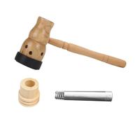 HOLIDYOYO 3 pièces Boîte de Moxibustion Portable Brûleur de Bâtonnets Moxa Forme de Outil Manuel pour Massage des Points Dacupuncture Base Antibrûlure avec Maille Métallique Pratique et