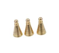 HOLIDYOYO 3 pièces Moule Tour en Laiton Doré Kit pour Fabrication Cônes DIY Outil de Modelage Décoratif pour Artisans Parfumés