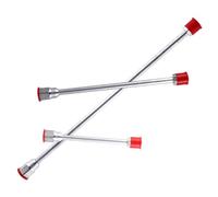 HOLIDYOYO 3 pièces Perches Extension Aluminium pour Pulvérisateur sans Air Rallonge Tiges Robustes pour Peinture Précise et Facile Aux Surfaces Élevées