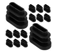 HOLIDYOYO 30 pièces Capsules de Protection Plastique Embouts de Chaise et Table pour Mobilier Housses de Protection PE Résistantes et Installation Facile Compatible avec Divers Types