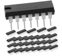 HOLIDYOYO 30 pièces Quad Bilateral Channel Analog Switch Ic Chip Compatible avec Signaux Numériques et Analogiques Résistance à Lon Remplacement