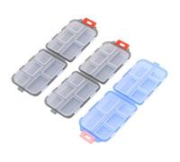 HOLIDYOYO 3pièces Boîte à Pharmacie Compacte Pilulier Portable Double Couche Compartiments Rangement Léger et Voyage Garçon Fille et Seniors Organisateur Pilules Pratique