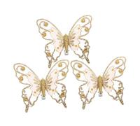 HOLIDYOYO 3pièces Décorations De Noël Scintillant pour Embellir Votre Sapin Accessoire Polyvalent pour Mariage Et Créations