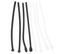 HOLIDYOYO 4 paires Lot de Embouts Branches Lunettes Silicone Antidérapants Coussinets Confortables pour Branches Fines Accessoires Lunettes pour Maintien sans Glisse Au Quotidien