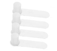 HOLIDYOYO 4 Pièces Base de Pied pour Moustiquaire Acier Inoxydable Accessoires Robustes pour Cadre de Lit et Berceau Support Stable pour Moustiquaire de Dortoir et Camping