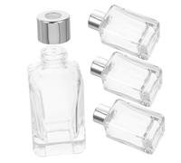 HOLIDYOYO 4 Pièces Bouteille d'aromathérapie Diffuseur des huiles essentielles décantations pour parfums Bouteille Voyage Bouteille de Voyage Bouteille en Verre Mini Bouteille Verre Un Verre