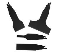 HOLIDYOYO 4 pièces Lot de Grattoirs Multifonctions Sabre pour Nettoyage Sols et Enlèvement de Boue Lames de Pelle Légères Compatibles avec Scie Sabre Outils Polyvalents pour Tapis Peinture