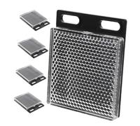 HOLIDYOYO 5 pièces Panneaux Réflecteurs Rétro-réfléchissants pour Systèmes Photoélectriques Accessoires de Remplacement pour Capteurs Installation Rapide Amélioration Sécurité Nocturne