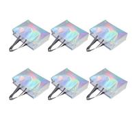 HOLIDYOYO 6 pièces Cadeau Réutilisable Non-tissé avec Poignée Shopping Solide et Épais Format Moyen pour Rangement et Courses Lot