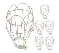 HOLIDYOYO 6 Pièces Protège-Lampe Anti-brûlure pour Reptiles Grillage Fer Résistant à Haute Température Accessoire Sécurisé pour Terrarium de Lézard