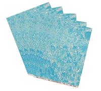 HOLIDYOYO 6pièces Autocollants Décoratifs Effet Eau Pour Mur Stickers Autoadhésifs Texture Ondulée Pour Table à Sable Et Micro Paysage Décoration Intérieure Salon Chambre Cuisine