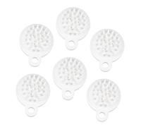 HOLIDYOYO 6pièces Brosse de Massage pour Chevelu Nettoyeur de Peigne pour Shampoing la Douche pour Cheveux