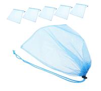 HOLIDYOYO 6pièces Pochette à Cordon avec Compartiment De Rangement pour Shopping Pochette à Ficelle Légère Voyage Pratique