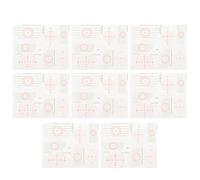 HOLIDYOYO 8 Feuilles Ruban Adhésif pour Bois de Golf pour Fer de Golf Papier Marques D'impact Nettes Facile à Poser Retirer Entraînement de Précision pour Putter et Bois et Practice