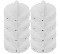 HOLIDYOYO 8 Pièces Bouton de Réglage Température pour Réfrigérateur Blanc en Plastique, Réglage 7 Niveaux, Remplacement Facile pour Thermostat de Frigo