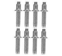 HOLIDYOYO 8 pièces Embouts de Remplacement pour Bâtons de Randonnée Pointe Alliage de Tungstène Noir Accessoires Trekking Robustes pour Kit Complet pour Divers Terrains de Randonnée