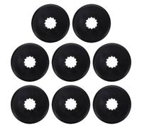 HOLIDYOYO 8 Pièces Protège-chaîne de Vélo VTT en PP Noir Protection Complète et Réutilisable pour Pignon et Dérailleur Arrière, Accessoire Pratique pour Cyclisme en Montagne